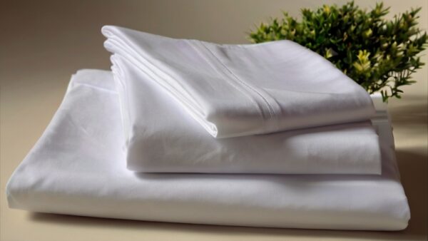 Premium Natural100% COTTON 300TC BED SHEETS SET 4 PCS