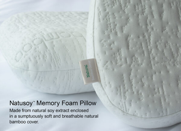 NATUSOYERGOFIT PILLOW, 36X65X12CM, BAMBOO SOFT